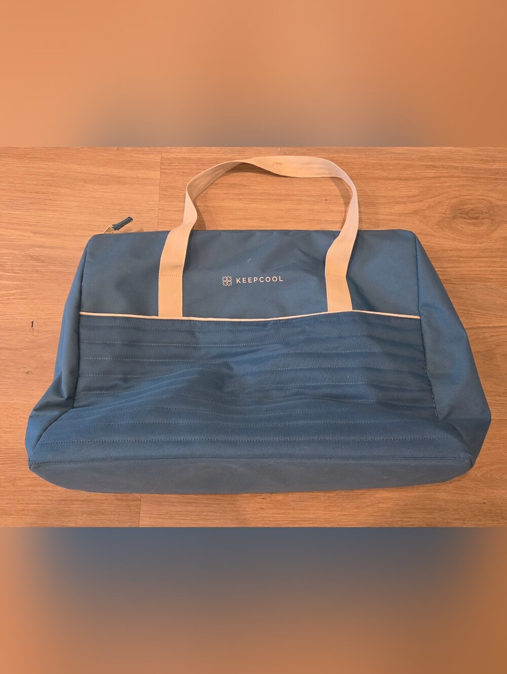Keep Cool Blue XL Insulated Cooler Bag, Zipper Top